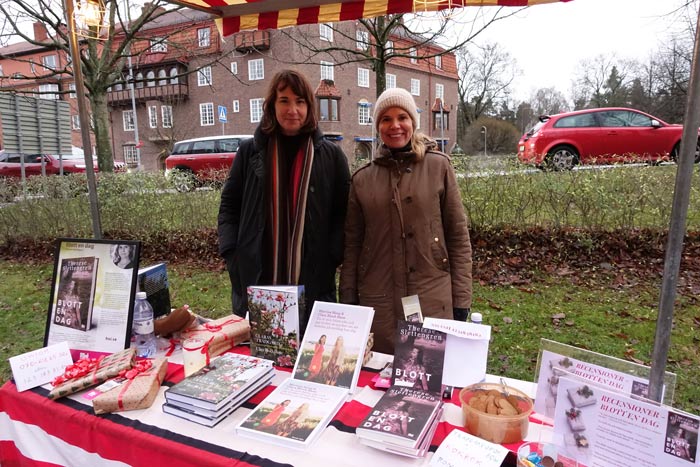 Lidingöförfattarna Clara Block Hane och Therese Slettengren sålde sina böcker.