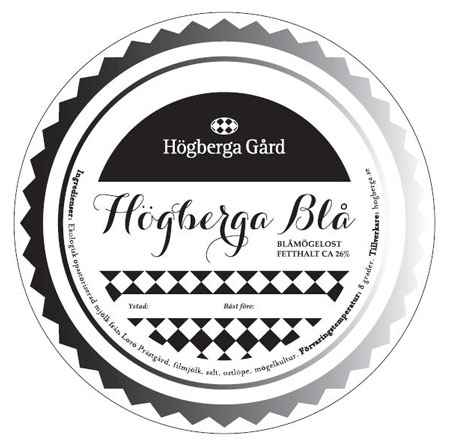 Mögelosten "Högberga Blå" är ett riktigt delikat hantverk