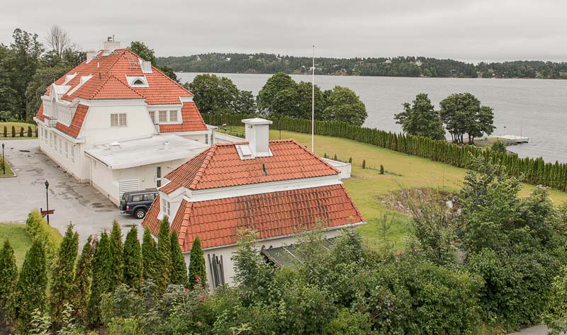 Villa Söderås huvudbyggnad i juli 2015