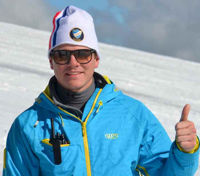 Dennis Eriksson, Lidingö Slalomklubb, fick kungens stipendium